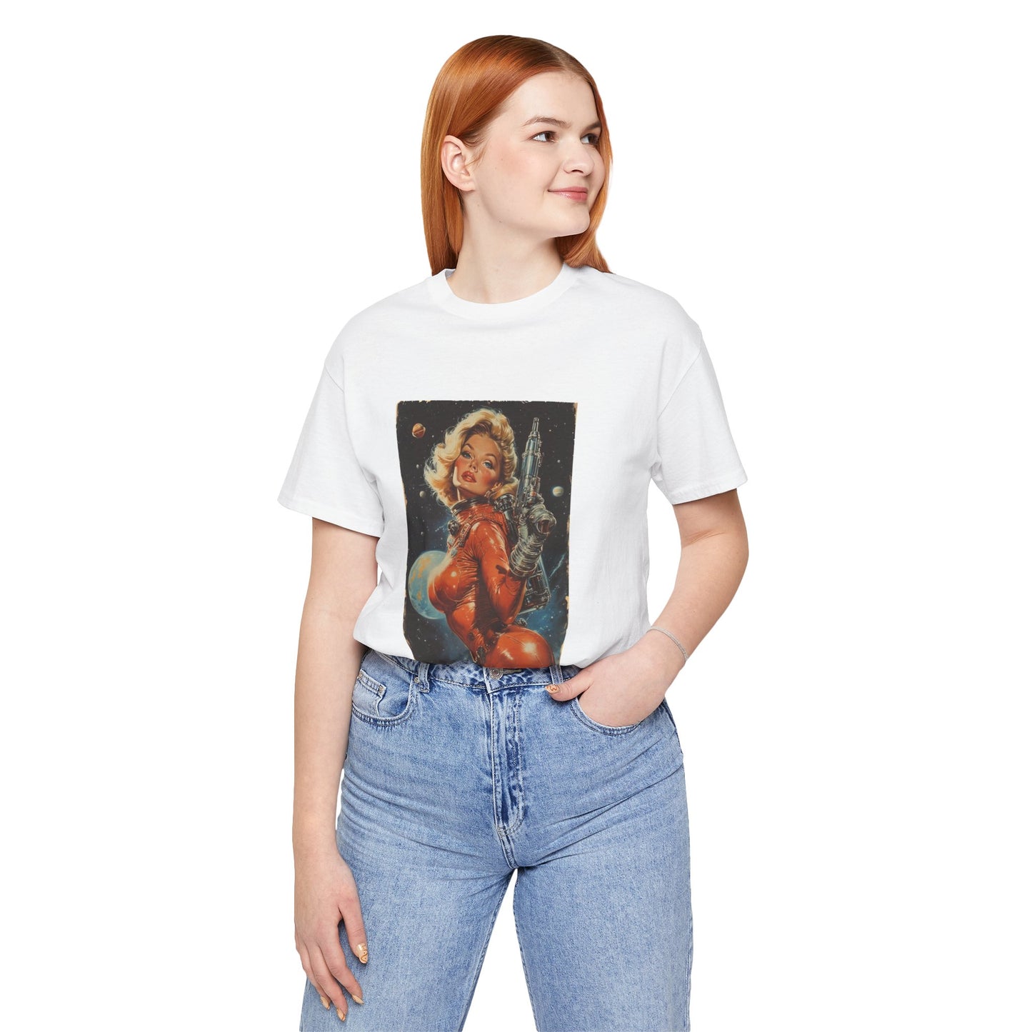 Retro Space Pinup T-Shirt