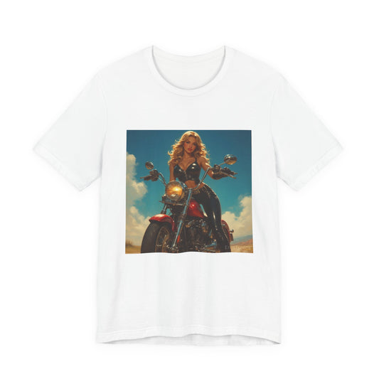 Candy Chrome  Motorcycle tee — Vintage American Beauty  Design