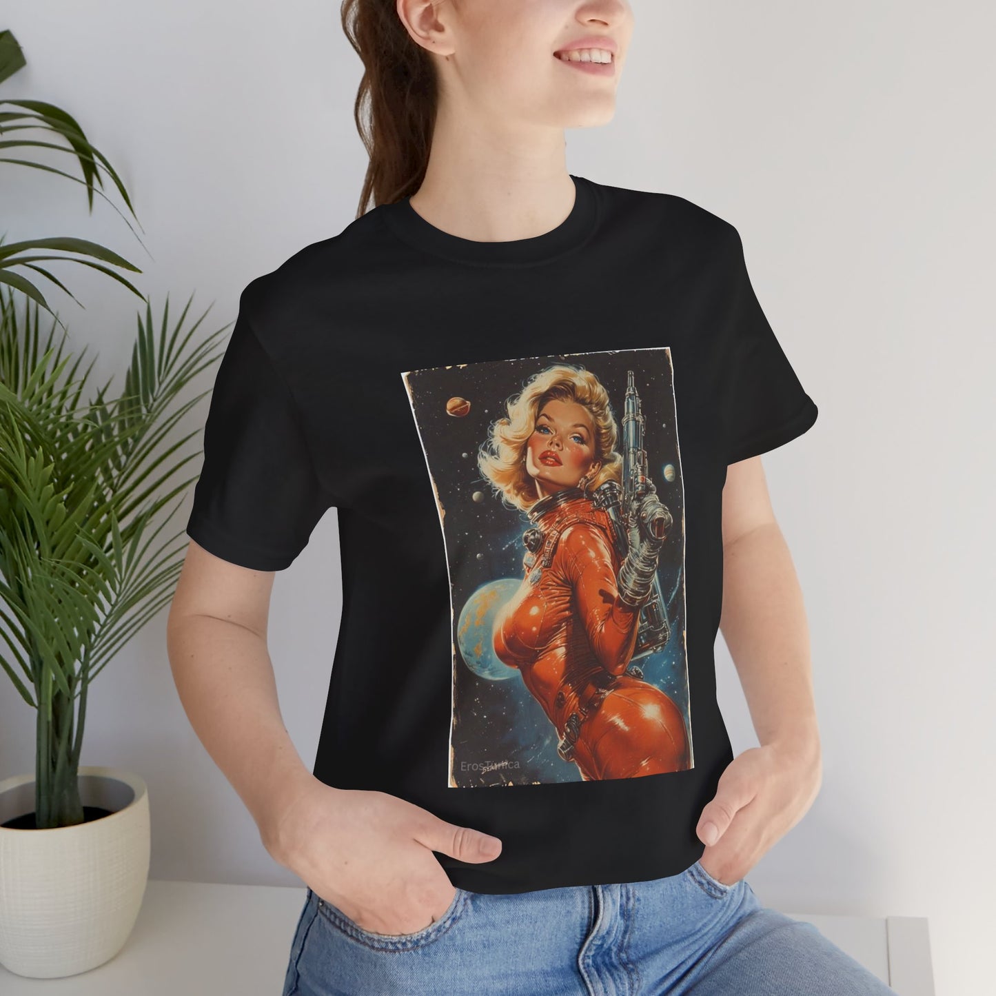 Retro Space Pinup T-Shirt