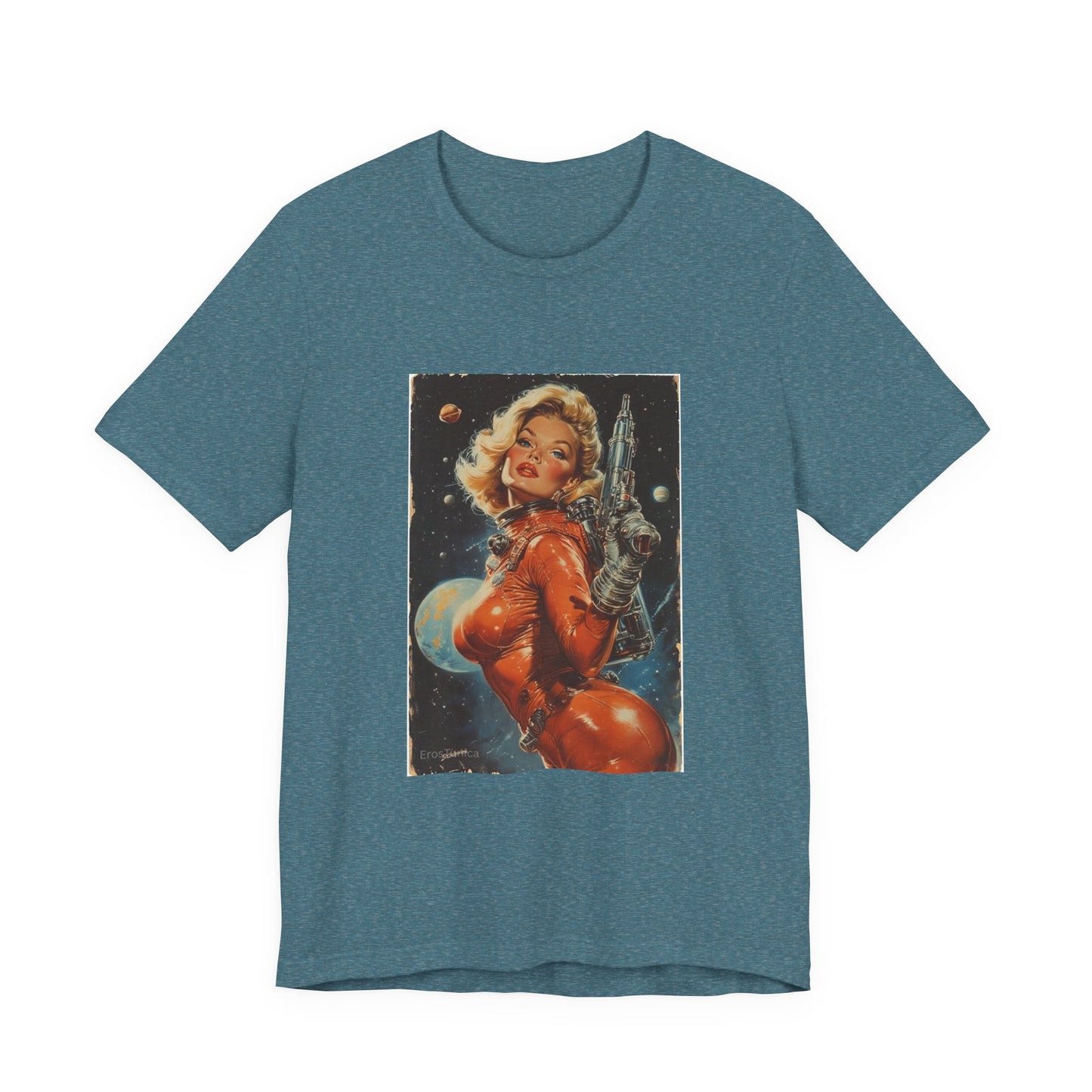 Retro Space Pinup T-Shirt