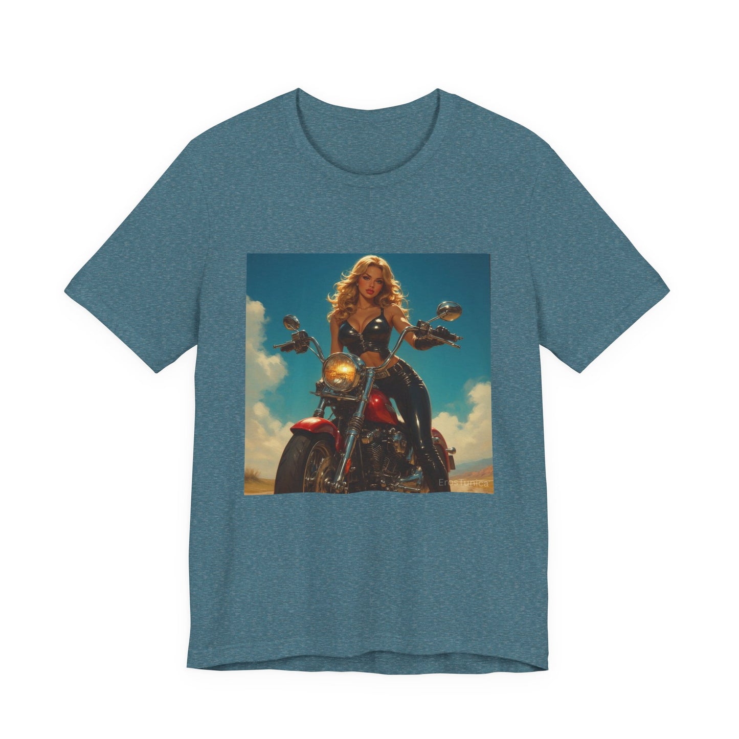 Candy Chrome  Motorcycle tee — Vintage American Beauty  Design