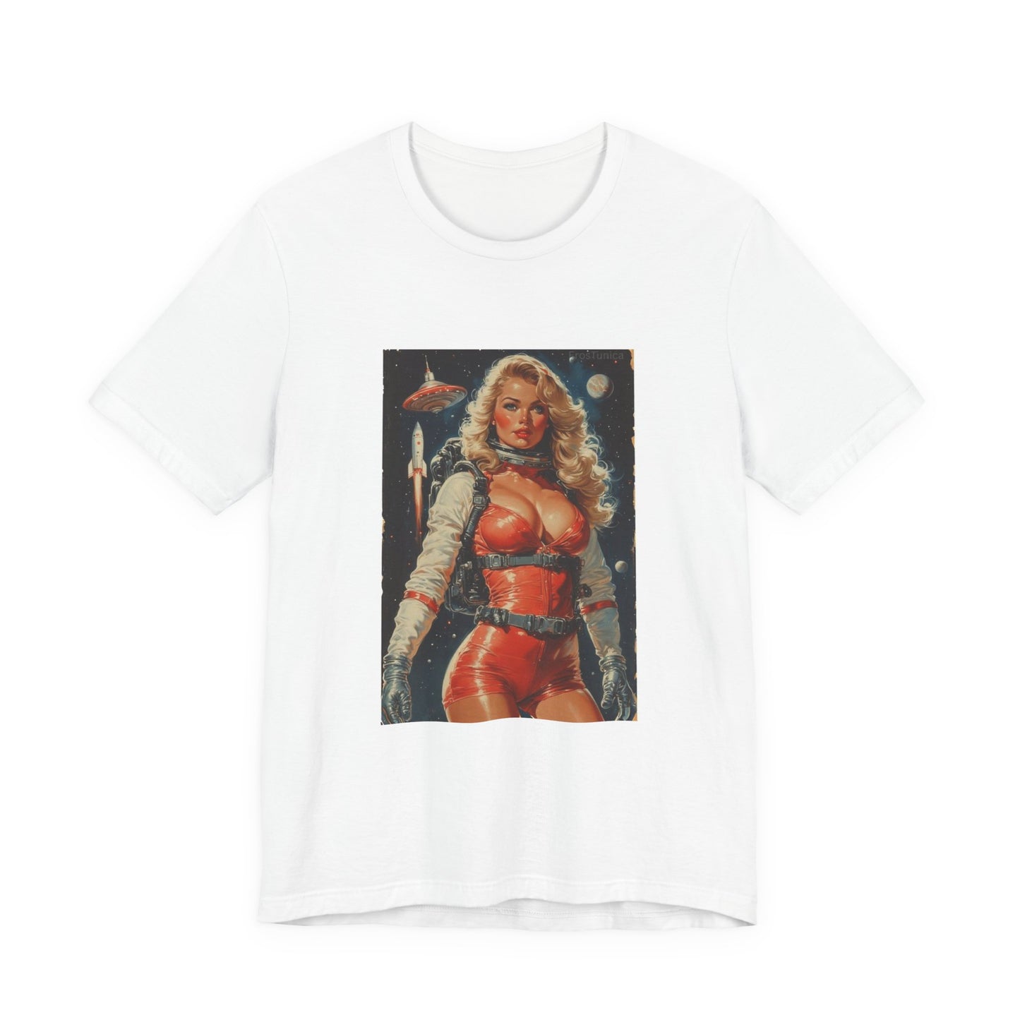 Cosmic Desire Space Girl Unisex Tee - Femme Fatale Design