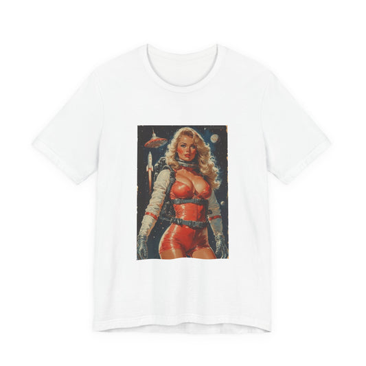 Cosmic Desire Space Girl Unisex Tee - Femme Fatale Design