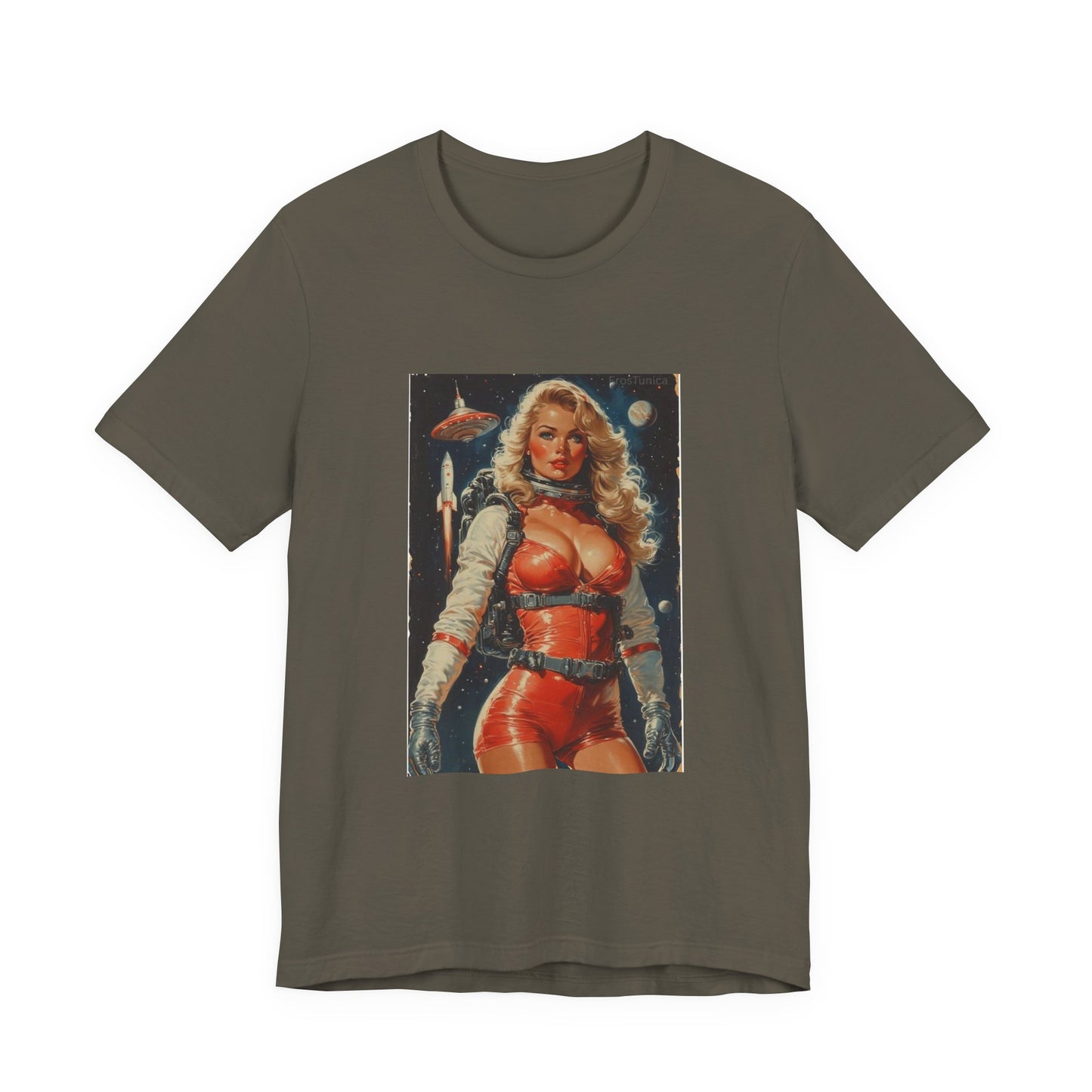 Cosmic Desire Space Girl Unisex Tee - Femme Fatale Design