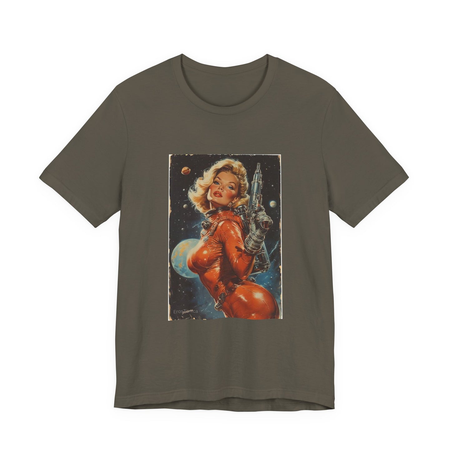 Retro Space Pinup T-Shirt